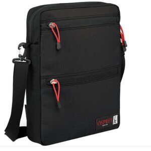 Osprey Packs Heritage Musette 13L Bag Messenger Tote Bag Black Red Laptop Case